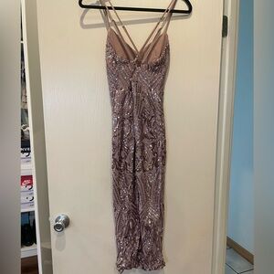 Windsor sequence dress. Light purple size small